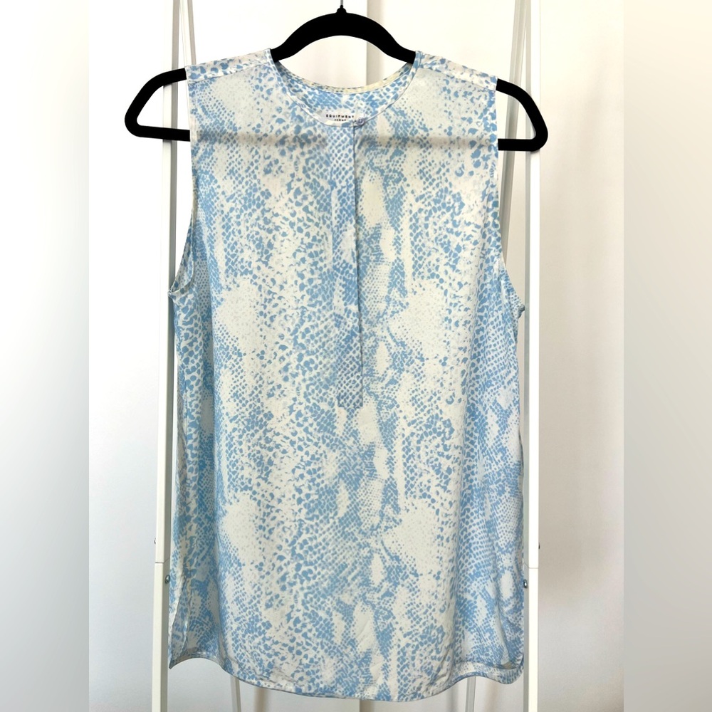 Equipment femme carina silk sleeveless blouse